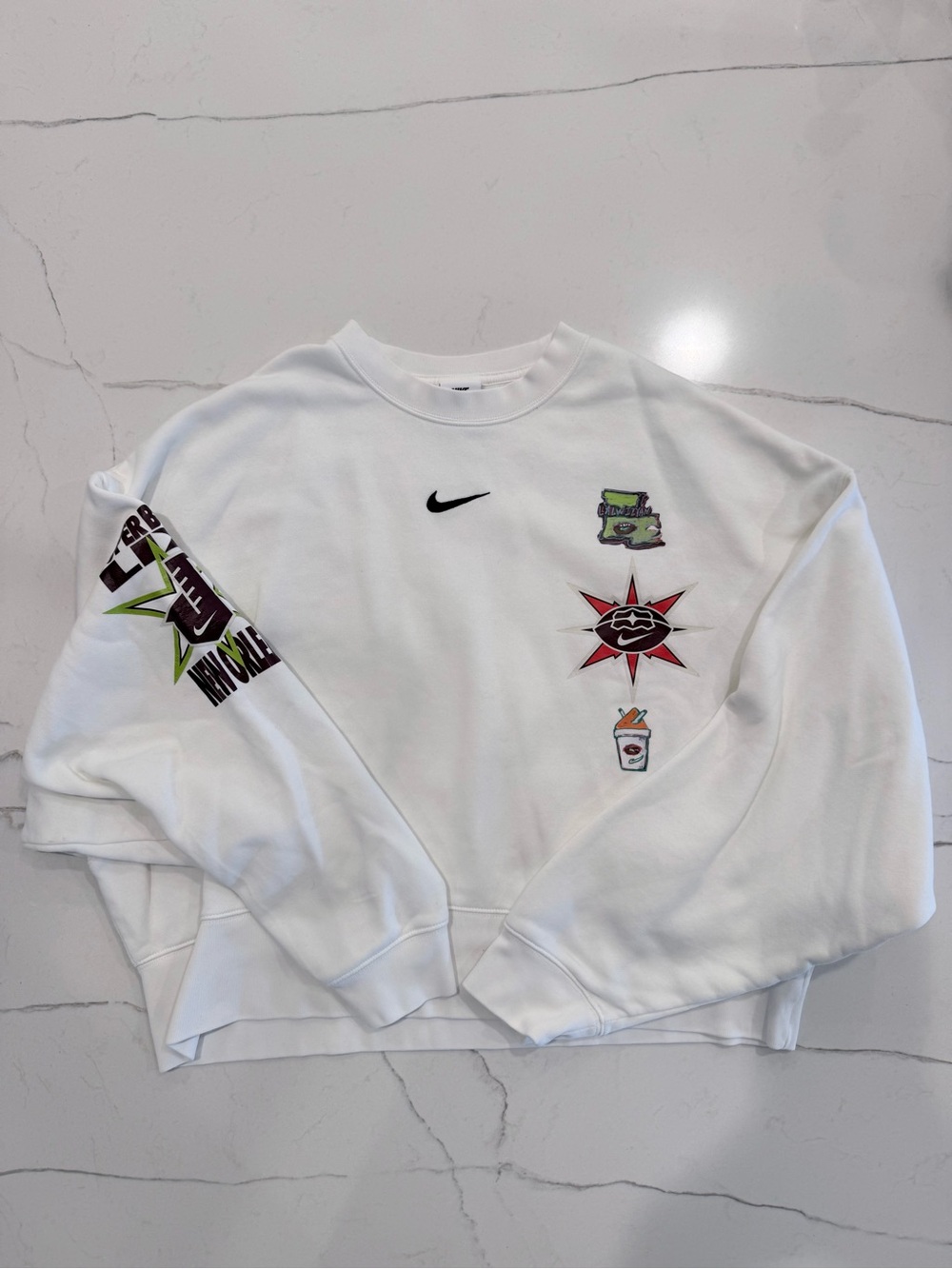 Nike Super Bowl LIX New Orleans Women’s Cropped Sweatshirt, Size XS, NWOT